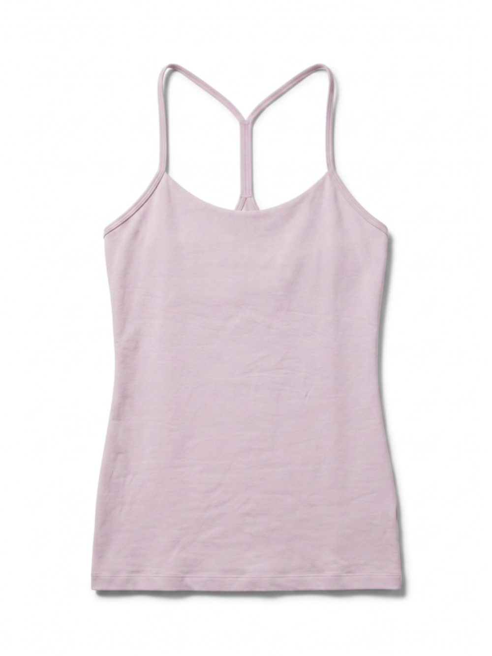 LULULEMON Top Women Size 8 Medium Light Pink Power Pose Tank Luon Racerback